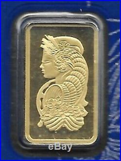 Pamp Suisee 2.5 Gram 24kt. 999 Pure Gold Ingot Bar with Veriscan Technology