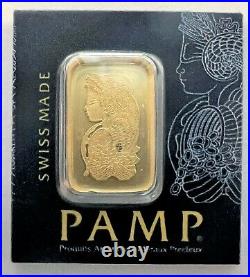 Pamp Suisse 1 Gram. 9999 Gold Bar