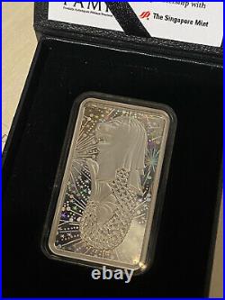 Pamp Suisse 1 Oz Merlion Singapore Mint