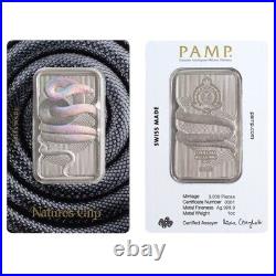 Pamp Suisse 1 oz. 9999 Fine Silver Legal Tender Bar Nature's Grip Sunbeam