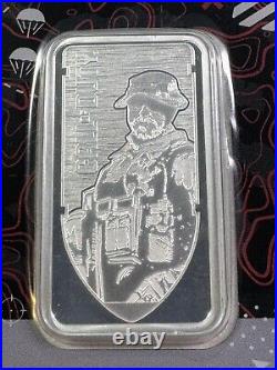 Pamp Suisse 1 oz Call of Duty Modern Warfare Silver Bar with Pendant