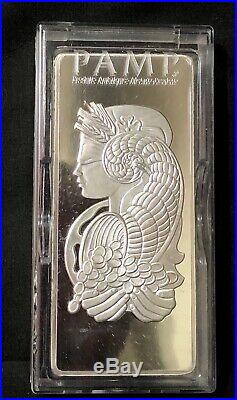 Pamp Suisse 1000 Gram Kilo. 999 Silver Fortuna Bar With Assay & Case