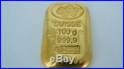 Pamp Suisse 100g 999.9 Gold Bar