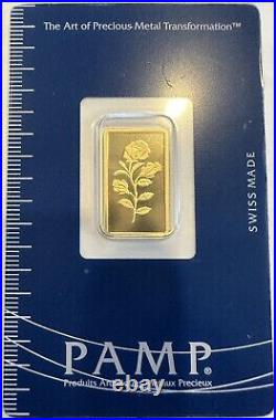 Pamp Suisse 2.5 Gram. 999 Gold Rosa Bar In Assay