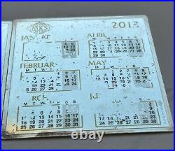 Pamp Suisse 2013/2008 Calendar 1oz/50g 999 Silver Bar