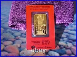 Pamp Suisse 2014 Year Of Horse 1 Oz Gold Bar