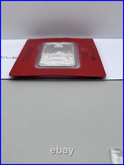 Pamp Suisse 2019 Lunar Year of the Pig 100 gram Silver Bar in Assay Card