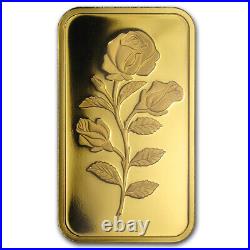 Pamp Suisse. 999 Rose Bar 1 Troy Ounce