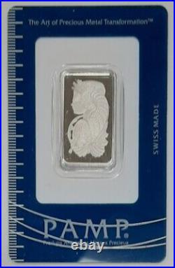 Pamp Suisse. 9995 Platinum 20 Gram Bar in Original Assay Card