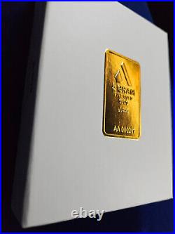 Pamp Suisse ACRE Gold Swiss 5 g GRAMS. 9999 BAR SEALED ASSAY withBox