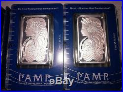 Pamp Suisse Fortuna 25x 1oz. 999 Silver Bars Sealed Assay Card in original case