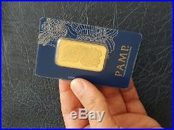 Pamp Suisse Fortuna Veriscan 1 Oz 999.9 Fine Gold Bar New & Sealed