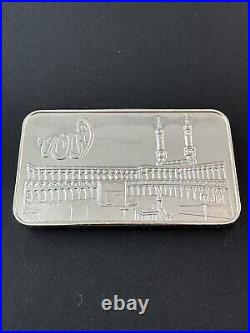 Pamp Suisse Ka Bah Mecca Saudi Arabia. 999 Fine Silver Bar Switzerland Nice Rare