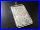 Pamp Suisse Lady Fortuna 1 Ounce Fine Silver Bar on Sterling Silver Bezel