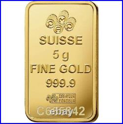 Pamp Suisse Lady Fortuna 5 Gram Gold Bar In Assay