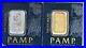 Pamp Suisse Lady Fortuna Bars 1 Gram Gold and 1 Gram Platinum Each In Assay