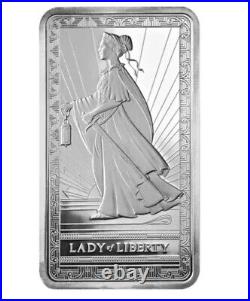 Pamp Suisse Lady of Liberty 10 oz 999.0 Fine Silver Bar Sealed Mint New