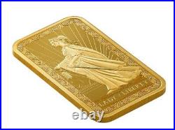 Pamp Suisse Newmont Lady of Liberty 1 oz Gold Bar In Assay