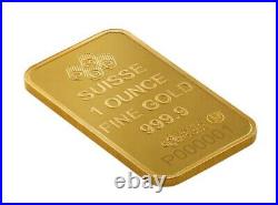 Pamp Suisse Newmont Lady of Liberty 1 oz Gold Bar In Assay