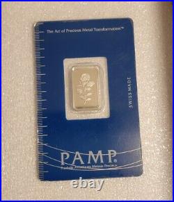 Pamp Suisse Platinum Bar 5 gram #666 Limited Edition! Only 1000 made
