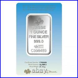 Pamp Suisse Religious Series Am Yisrael Chai! 1 oz Silver Bar In Assay