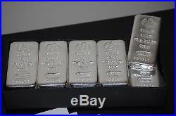 Pamp Suisse Silver 1 Kilo Bar 999.0 Fine Silver With Assay Card