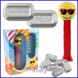 Pamp Suisse- Sunglasses Emoji Pez Dispenser 30 Grams 9999 Silver $108.88