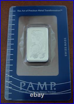Pamp Switzerland Suisse Platinum Fortuna 20 Gram 999.5 Fine Bar Sealed