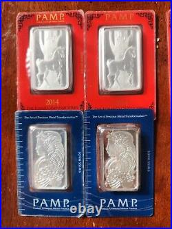 Pamp suisse silver bar lot