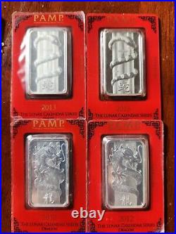 Pamp suisse silver bar lot