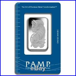 Platinum Pamp Suisse Fortuna 1 oz Bar Sealed in Certicard