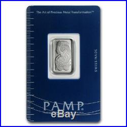 Pure. 999 Platinum 5 Gram Pure Fortuna Sealed Pamp Suisse Bar $218.88