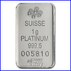 Pure Platinum 1gram Lady Fortuna Pamp Suisse 14kt Gold Pendant $112.88