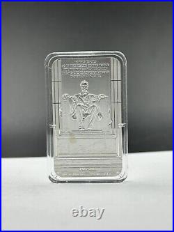 Rare Pamp Suisse 2015 Lincoln Memorial 1 Oz 999 Silver Bar Cased