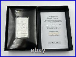 Rare Pamp Suisse 2015 Lincoln Memorial 1 Oz 999 Silver Bar Cased