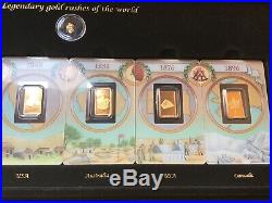 Rare Pamp Swiss Gold Assay Card Legendary Gold Rushes Of The World