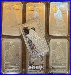 Sealed Pamp Suisse Lady of Liberty 10 oz 999.0 Fine Silver Bar (1 Bar)