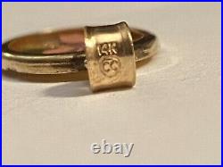 Super Rare 2.5 Gram Pamp Suisse 999.9 Gold Bar Charm With Gold Inlay Charm