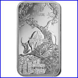 Super Rare 2021 Sealed 1 Oz Pure 999 Silver Lunar Ox Pamp Suisse