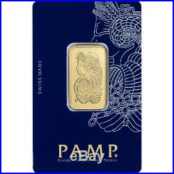 THREE (3) 20 gram Gold Bar PAMP Suisse Fortuna 999.9 Fine in Sealed Assay