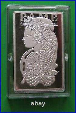 TWO Investment Grade Silver Bars Pamp Suisse Lady Fortuna 5oz & 250gr