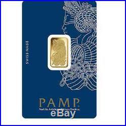 Two Hundred (200) 5 Gram PAMP Suisse. 9999 pure Gold Bars FREE shipping