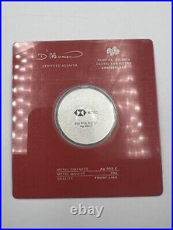 Ultra Rare Sealed Pamp Suisse HSBC 10 Years Service 20g Silver Coin