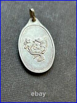 Very Rare Pamp Suisse Zodiac 5gram 999 Silver Bar Pendant Vintage