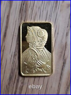 Vintage Pamp Suisse Gold Bar 10 Grams. 9999 Gold Super Rare