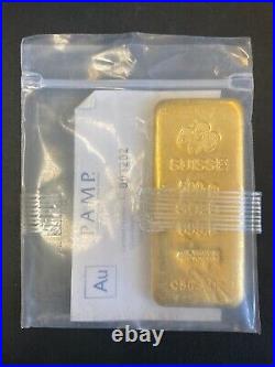 Vintage Pamp Suisse Half Kilo, 500 Gram. 9999 Gold Bar with Assay, Rare Size Bar